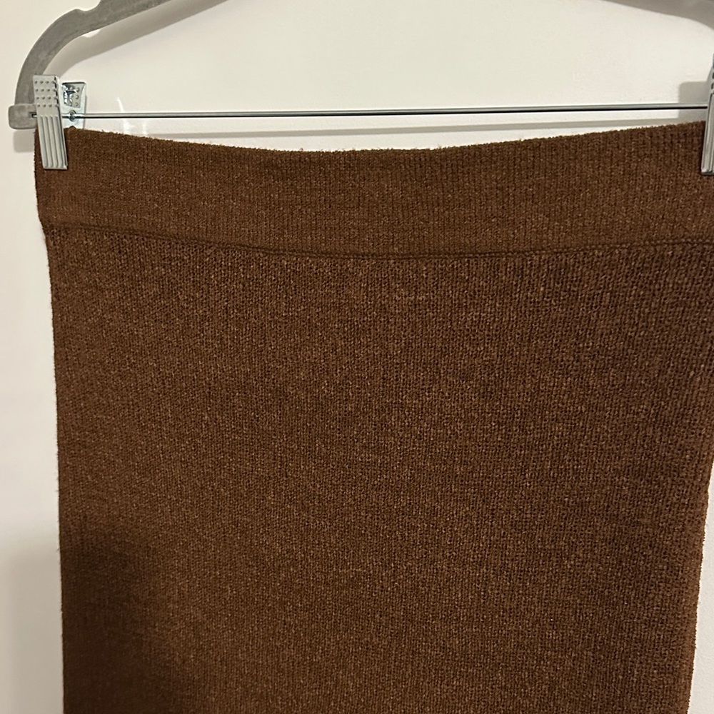 Calvin Klein Brown Pencil Skirt
